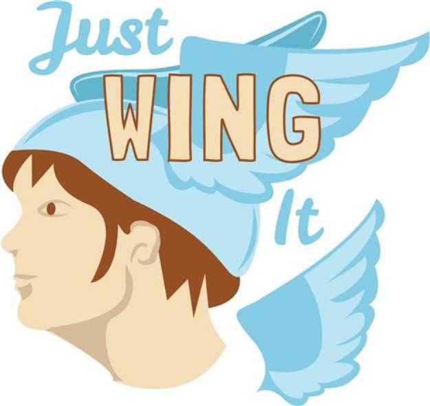 Picture of Just Wing It SVG File