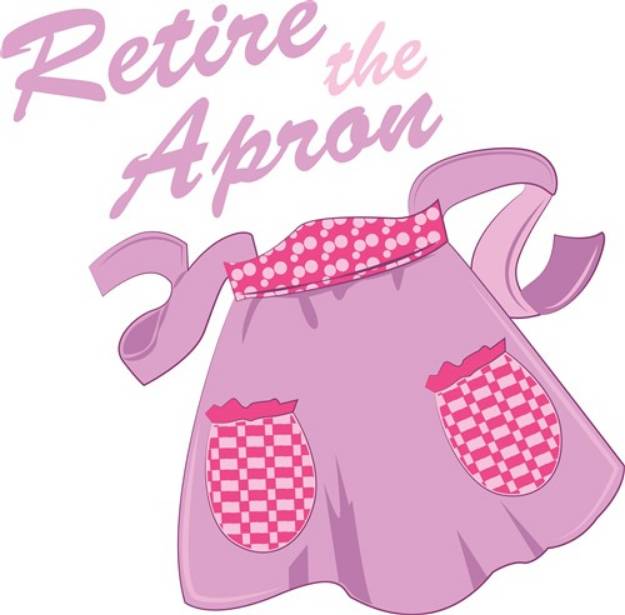 Picture of Retire The Apron SVG File