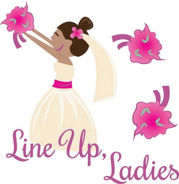 Picture of Line Up Ladies SVG File