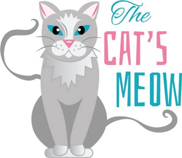 Picture of Cats Meow SVG File