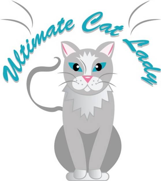 Picture of Cat Lady SVG File