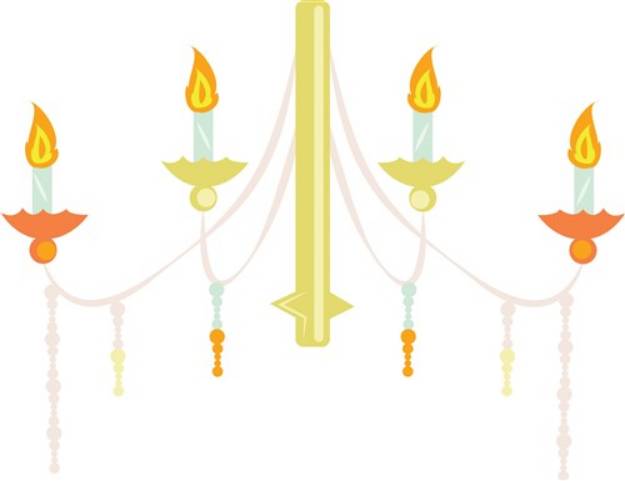 Picture of Candleabra SVG File