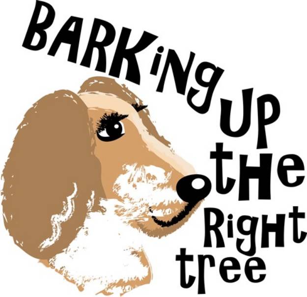 Picture of Barking Up Tree SVG File
