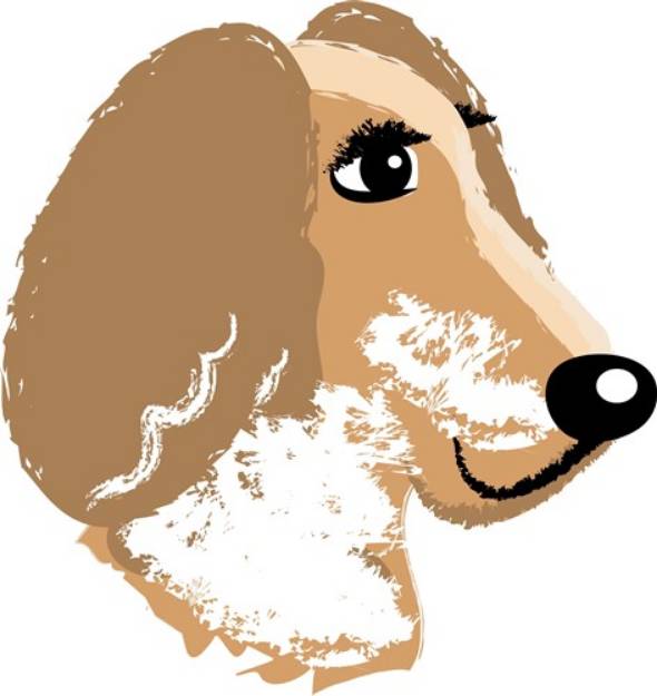 Picture of Dog Head SVG File