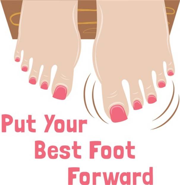 Picture of Best Foot SVG File