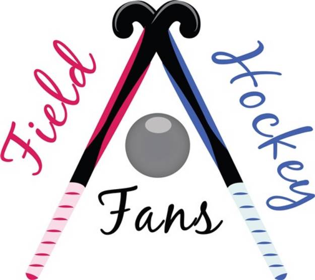 Picture of Field Hockey Fans SVG File