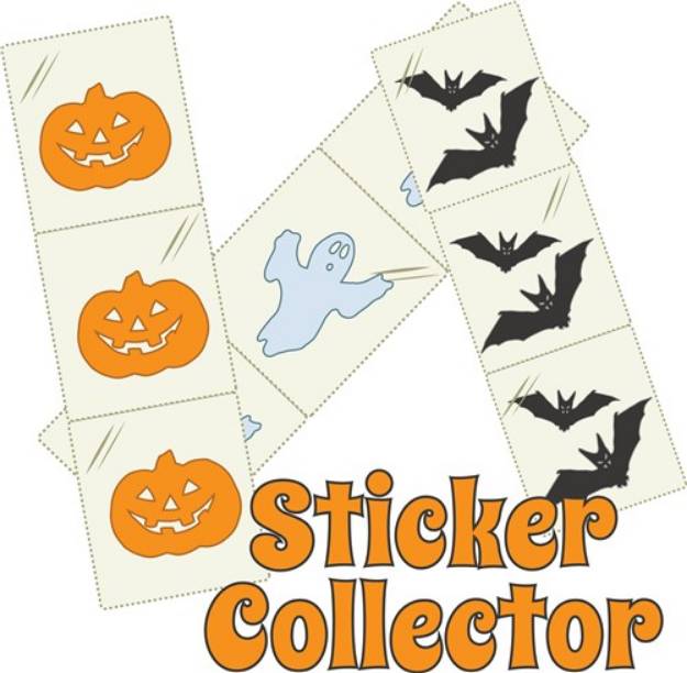 Picture of Sticker Collector SVG File