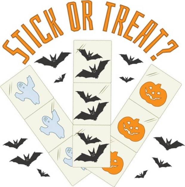 Picture of Stick Or Treat SVG File