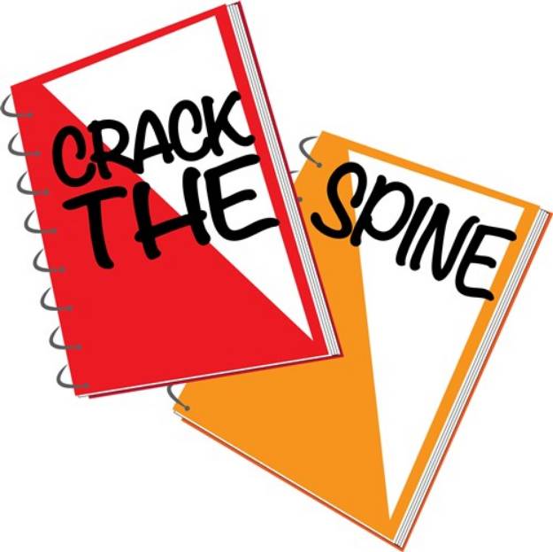Picture of Crack The Spine SVG File