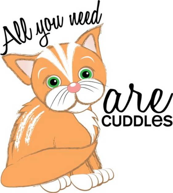 Picture of Need Cuddles SVG File