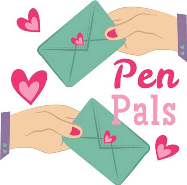 Picture of Pen Pals SVG File