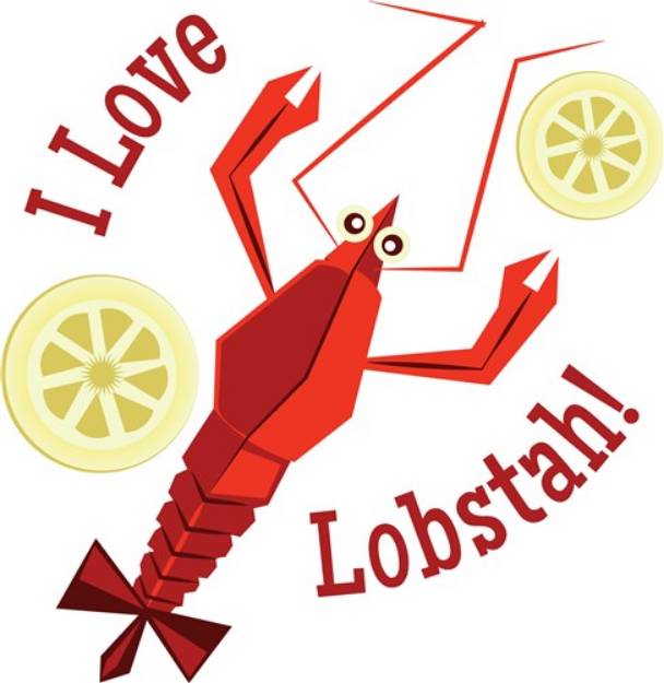 Picture of Love Lobstah SVG File