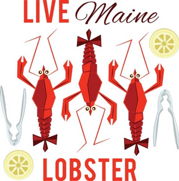 Picture of Maine Lobster SVG File