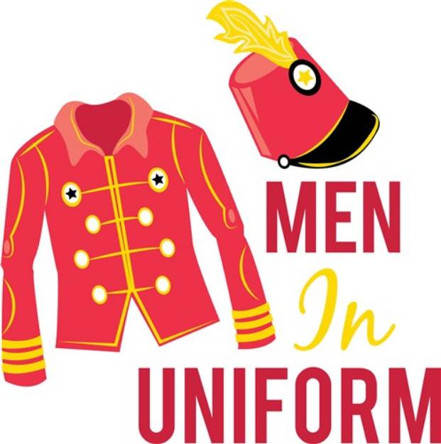 Picture of Men In Uniform SVG File