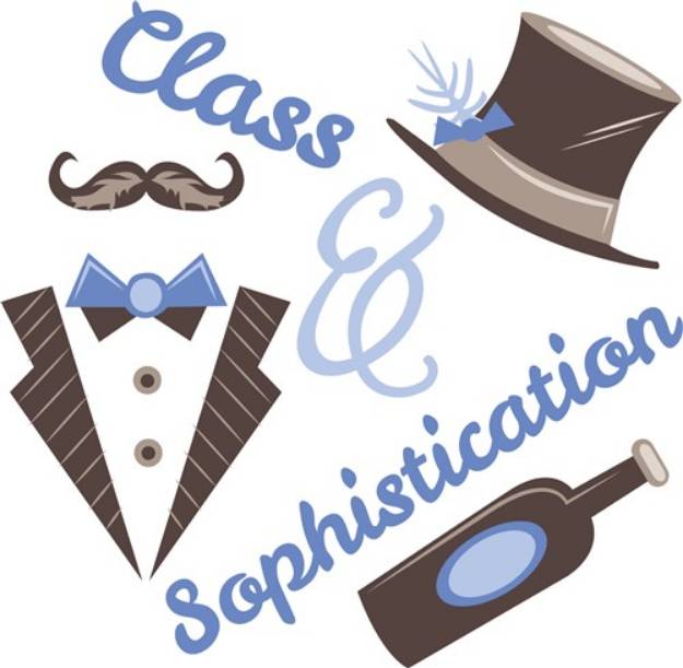 Picture of Class Sophistication SVG File