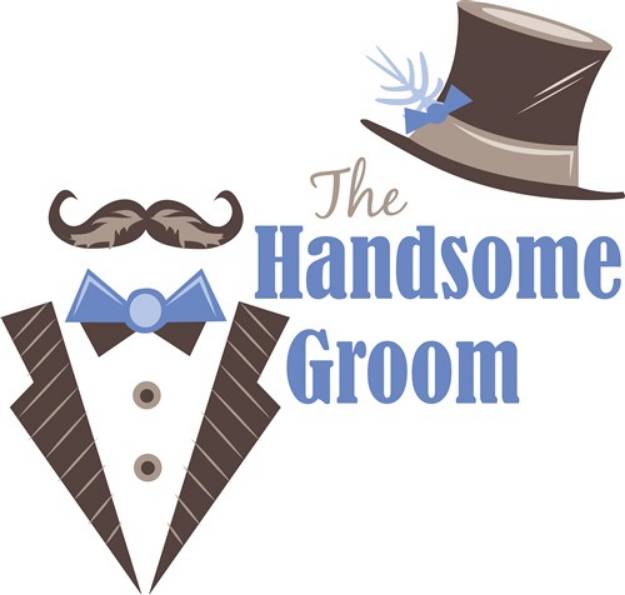 Picture of Handsome Groom SVG File