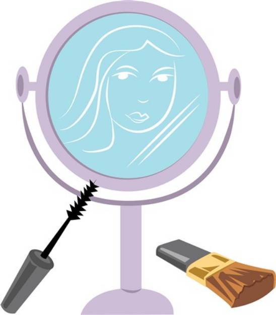 Picture of Makeup Mirror SVG File