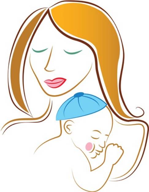 Picture of Mother & Baby SVG File