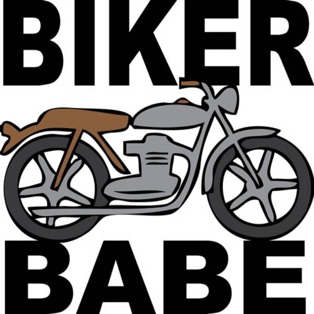 Picture of Biker Babe SVG File