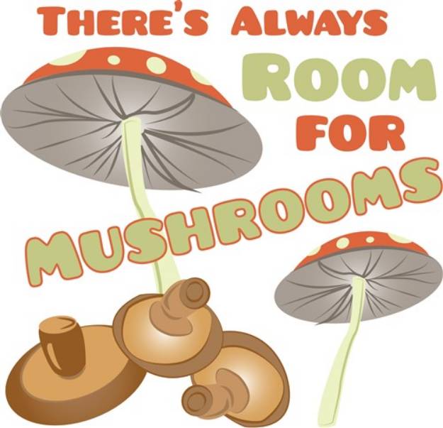 Picture of Room For Mushroom SVG File