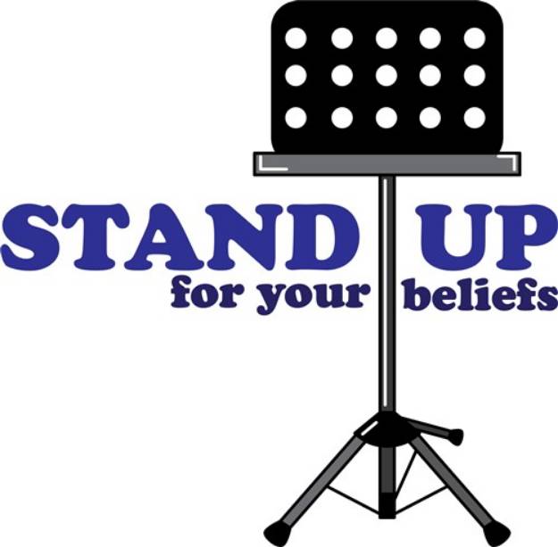 Picture of Stand Up SVG File
