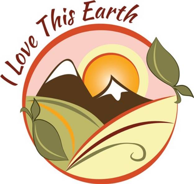 Picture of Love Earth SVG File