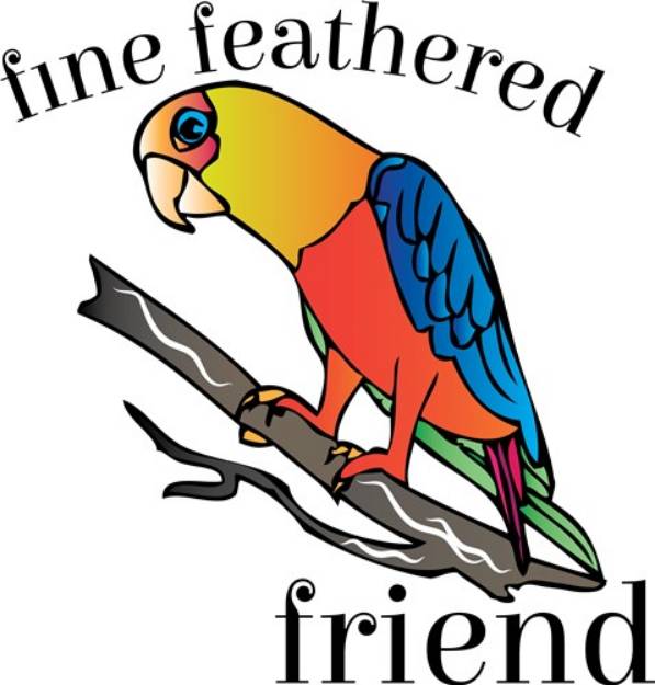 Picture of Feathered Friend SVG File