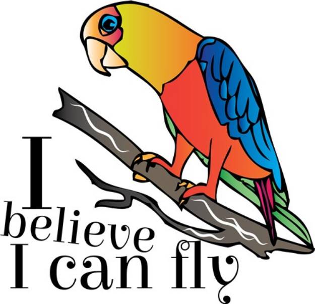 Picture of I Can Fly SVG File