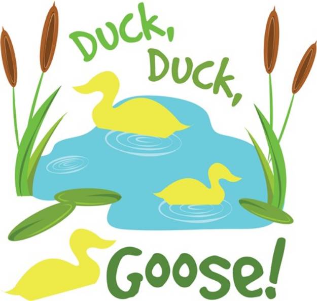 Picture of Duck Goose SVG File