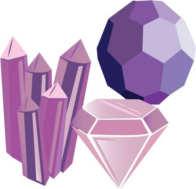 Picture of Crystals SVG File