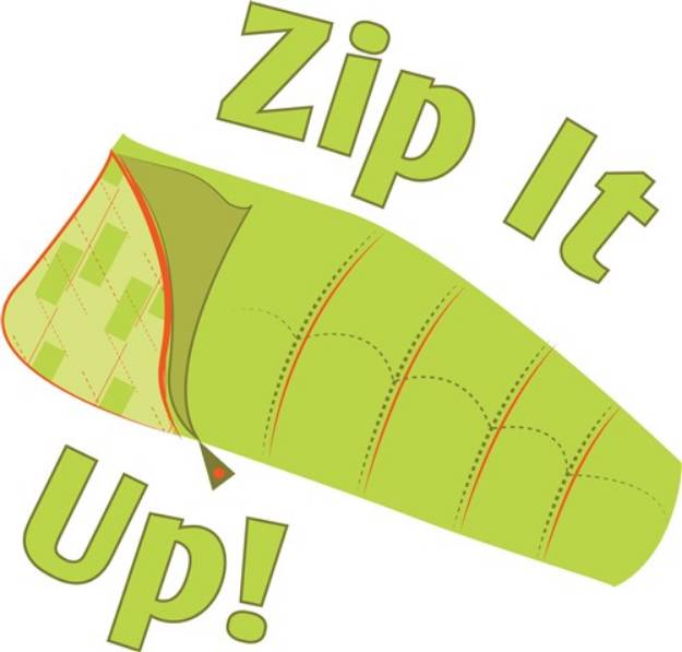 Picture of Zip It Up SVG File