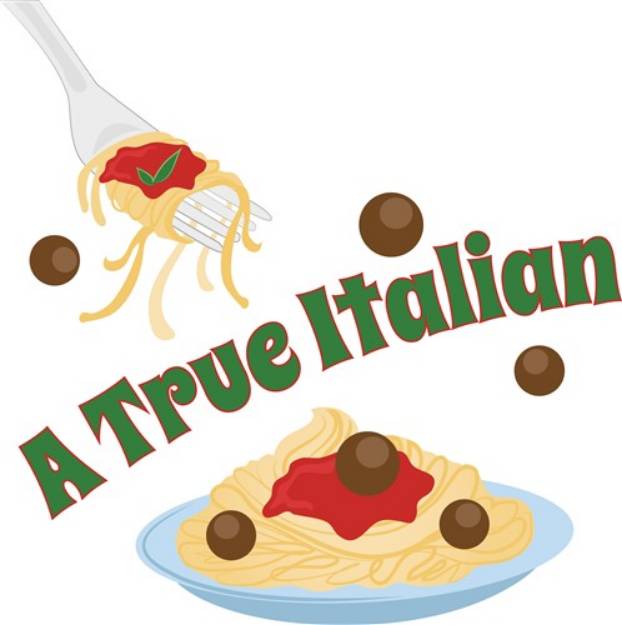 Picture of True Italian SVG File