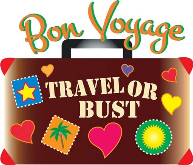 Picture of Bon Voyage SVG File