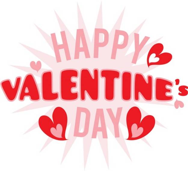 Picture of Happy Valentines SVG File