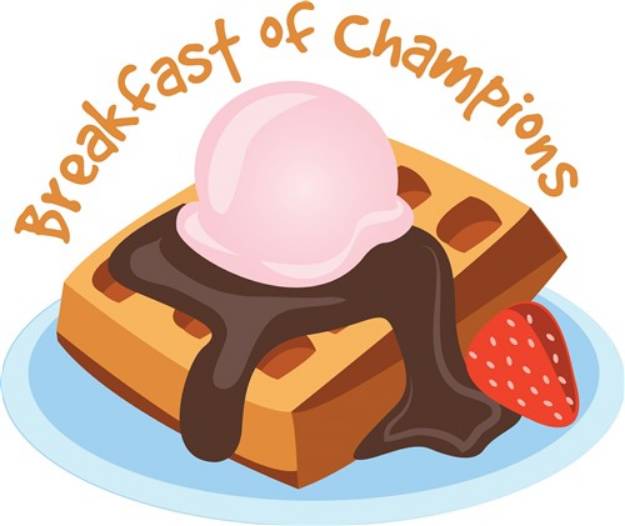 Picture of Breakfast Of Champions SVG File