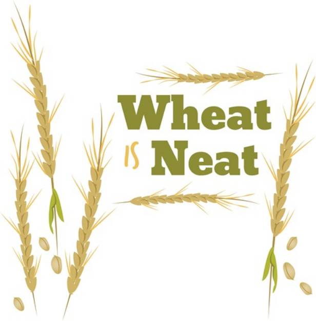 Picture of Wheat Is Neat SVG File