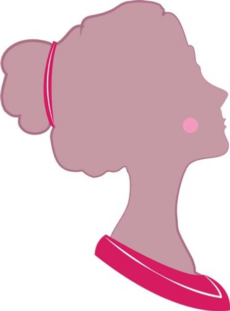 Picture of Woman Silhouette SVG File