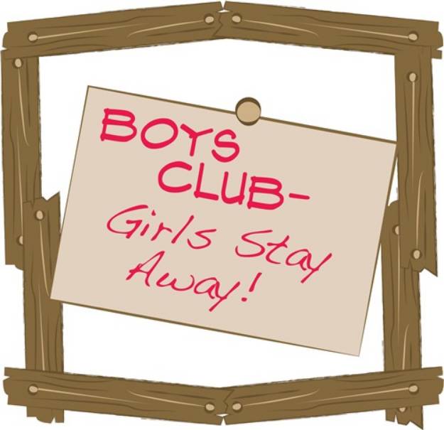 Picture of Boys Club SVG File