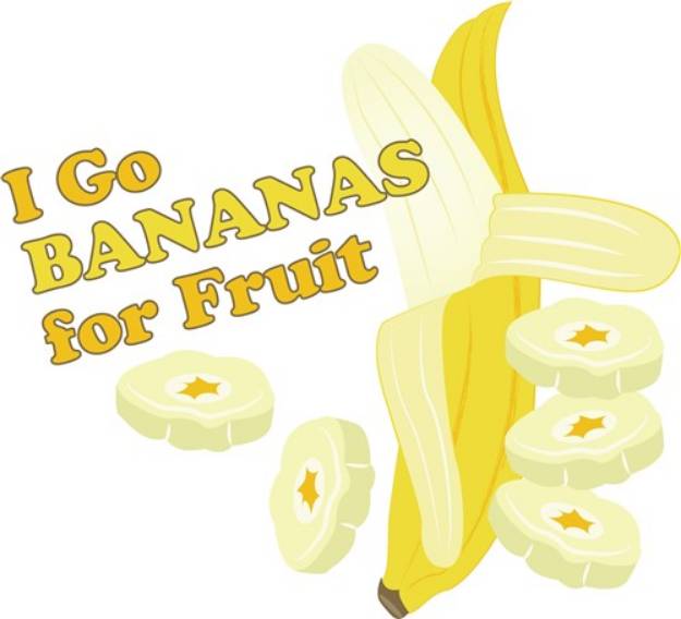 Picture of I Go Bananas SVG File