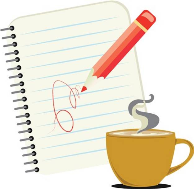Picture of Writer Notebook SVG File