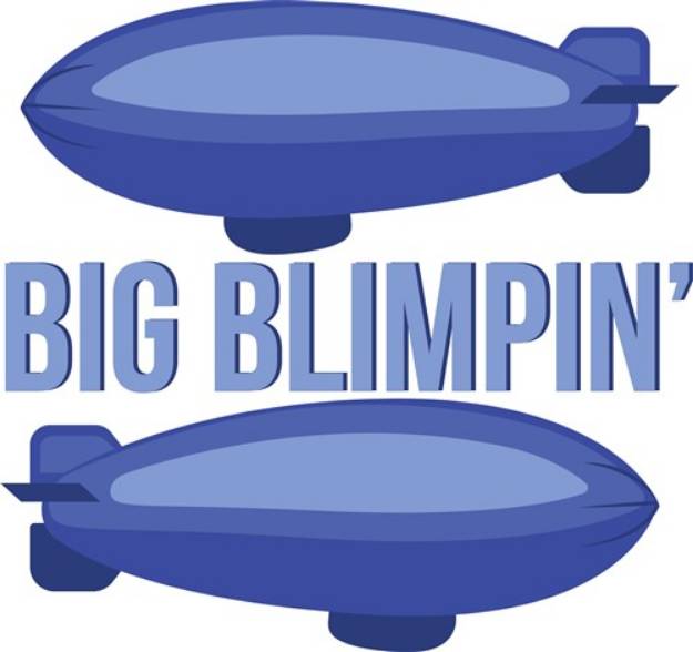 Picture of Big Blimpin SVG File