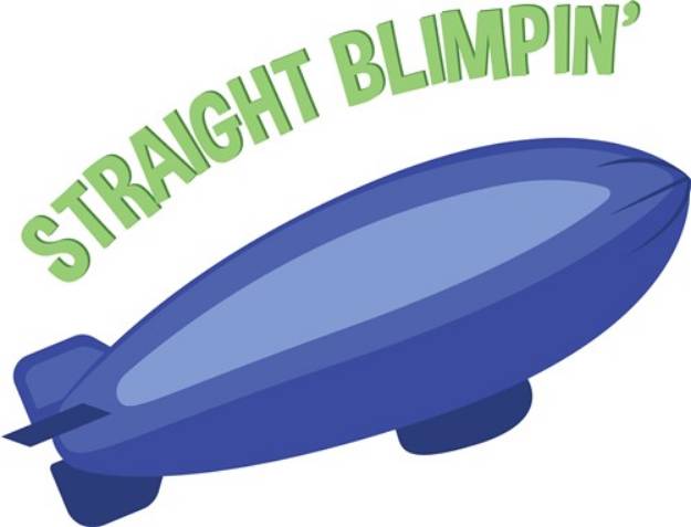 Picture of Straight Blimpin SVG File