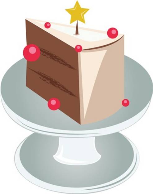 Picture of Cake Slice SVG File