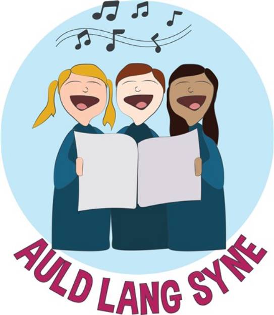Picture of Auld Lang Syne SVG File