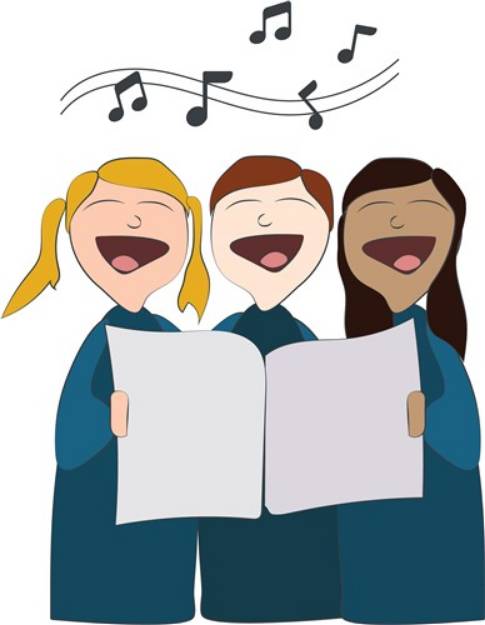 Picture of Choir Kids SVG File