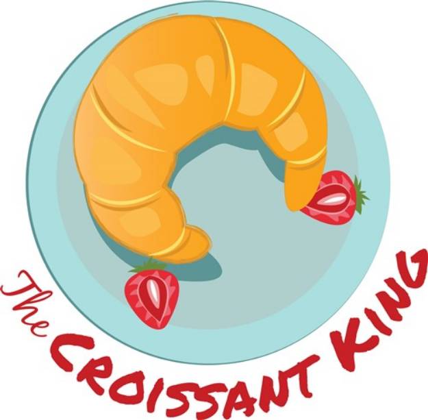Picture of Croissant King SVG File