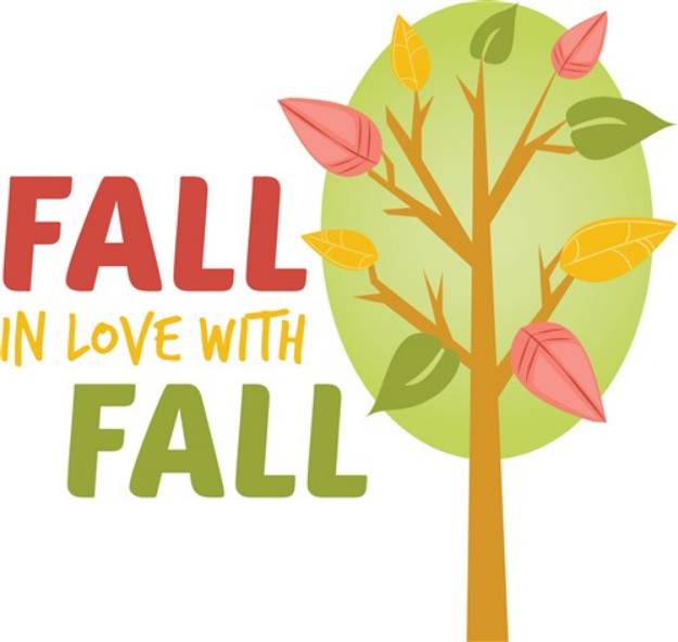 Picture of Love Fall SVG File