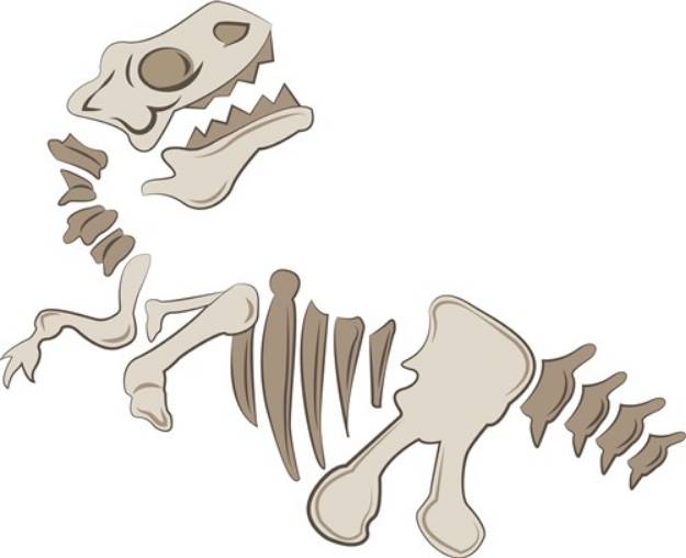 Picture of Dino Bones SVG File