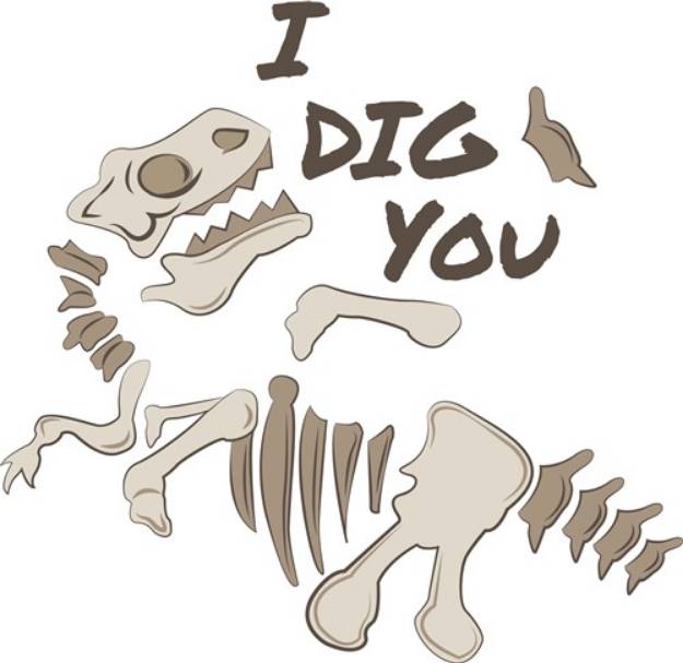 Picture of I Dig You SVG File