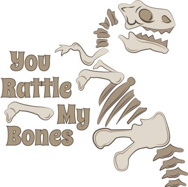 Picture of Ratlle My Bones SVG File